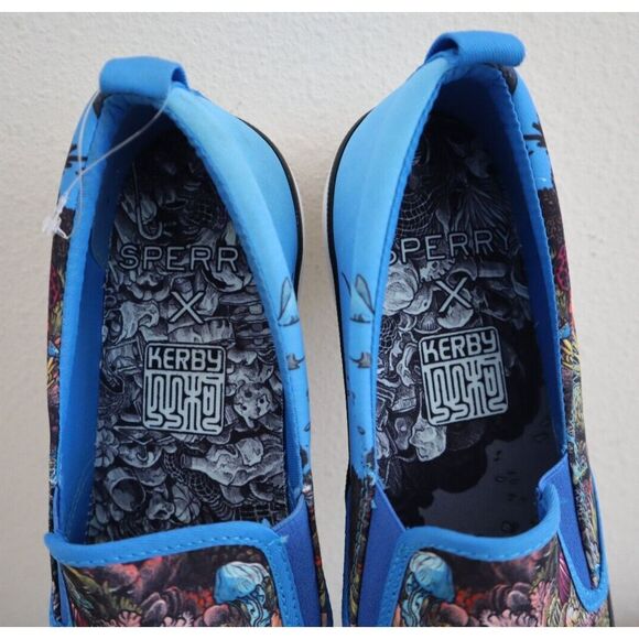 Sperry x Kerby Women's Sz 9.5 Crest Twin Gore Ocean Utopia Platform Sneakers - Picture 5 of 8